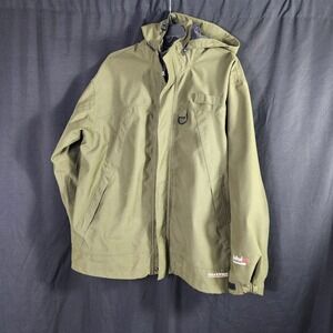 Field & Stream Men‎ Olive Green HydroProof Ultra Jacket Medium Outdoor Adventure